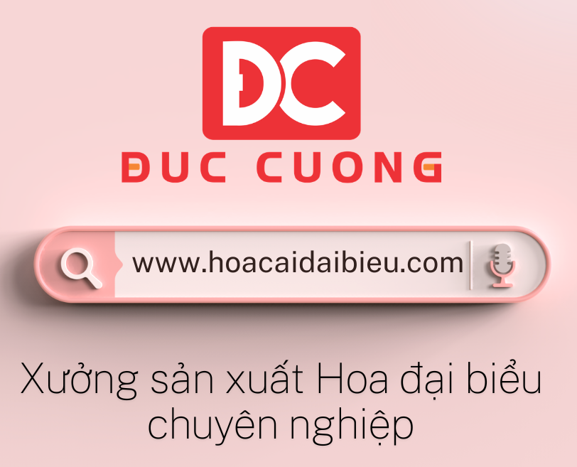 Hoa Cài Áo Đại Biểu Đức Cường